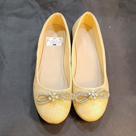 BRAND NEW WELLSFOUNTN  RHINESTONE BOWNOT ROUND TOE FLAT G1 - Picture 3 of 15